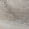 Identical 925 sterling silver hearts interlinking to make a meaningful anklet.